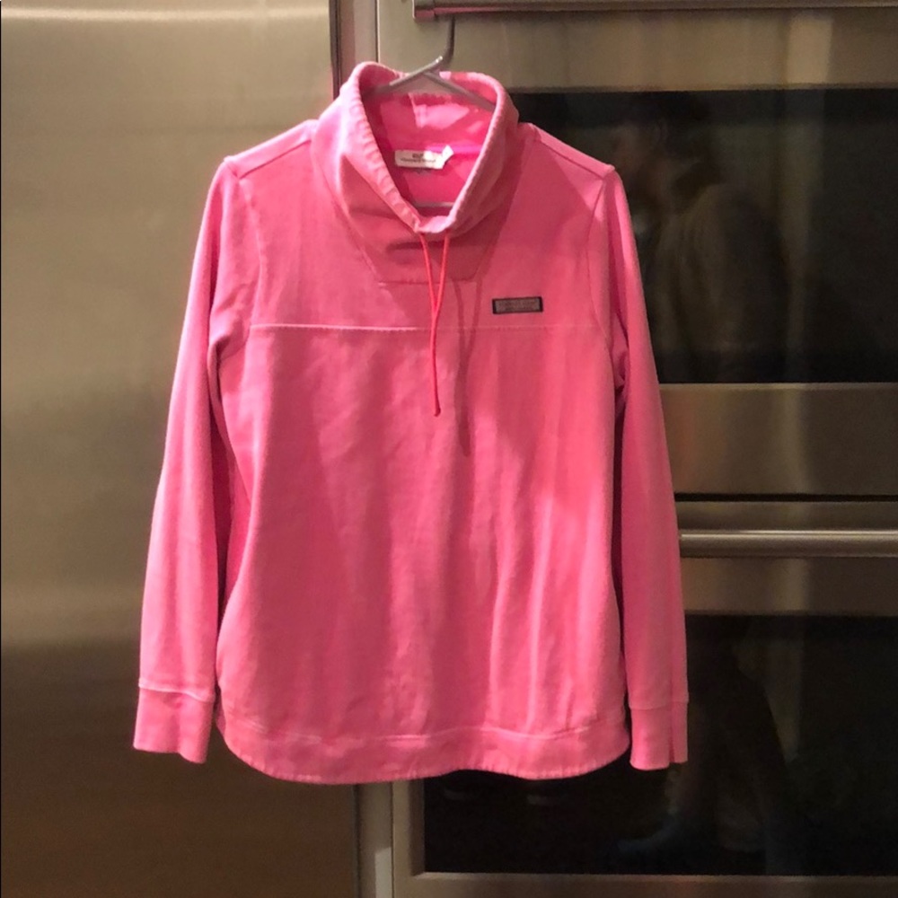 Relaxed funnel neck shep shirt